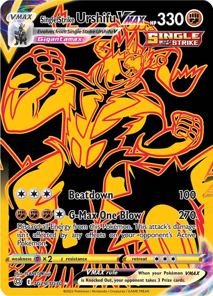 Brilliant Stars Urshifu VMAX Pokémon card